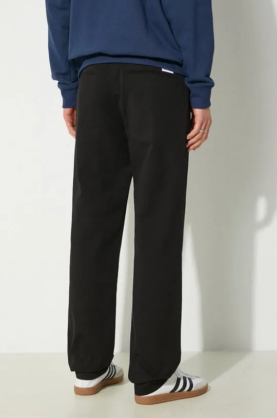 Norse Projects trousers Aros Regular Organic men's black color N25.0368.9999