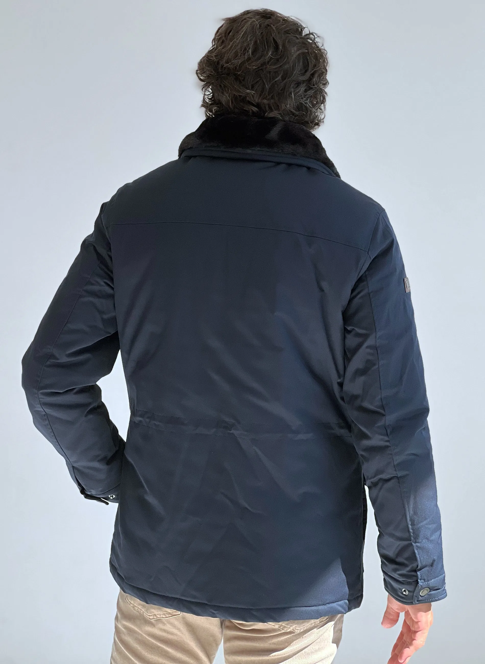 Parka Hombre Cuello Pelo