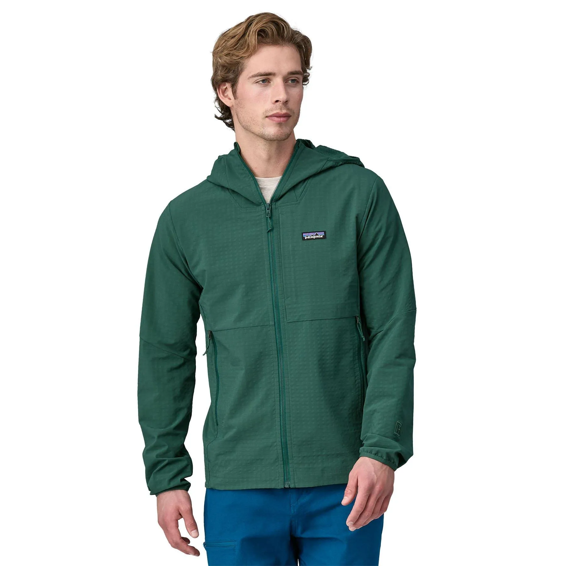 Patagonia Men's R1 TechFace Hoody - Green | Tiso