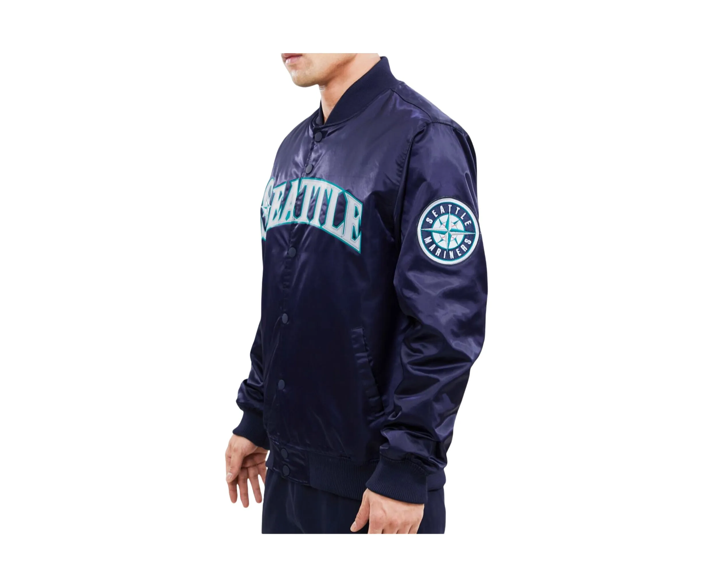 Pro Standard MLB Seattle Mariners Big Logo WS Satin Jacket