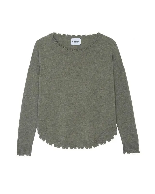 Pullover F2015 Mela Kaki-Chine