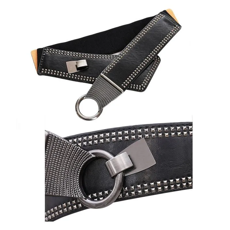 Punk Rocker Elastic Wide Belt