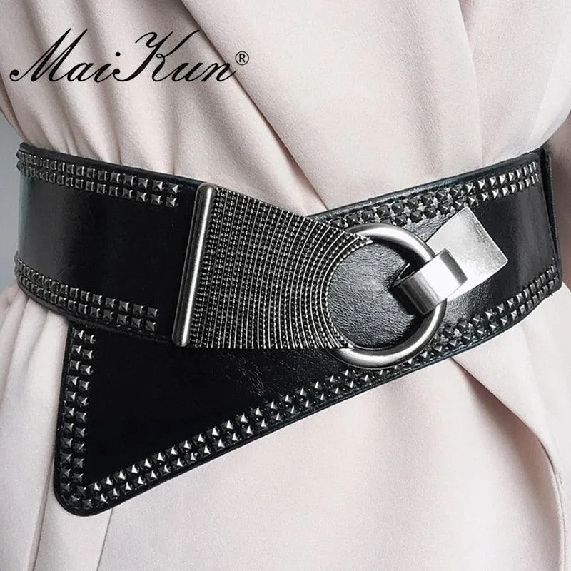 Punk Rocker Elastic Wide Belt