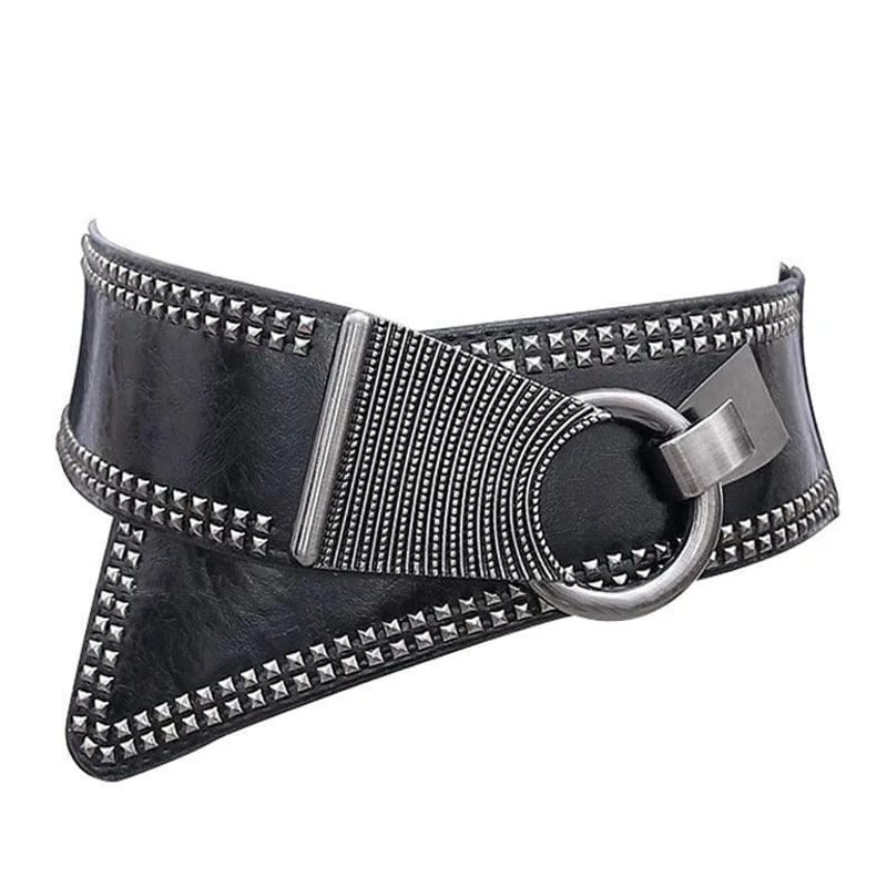 Punk Rocker Elastic Wide Belt