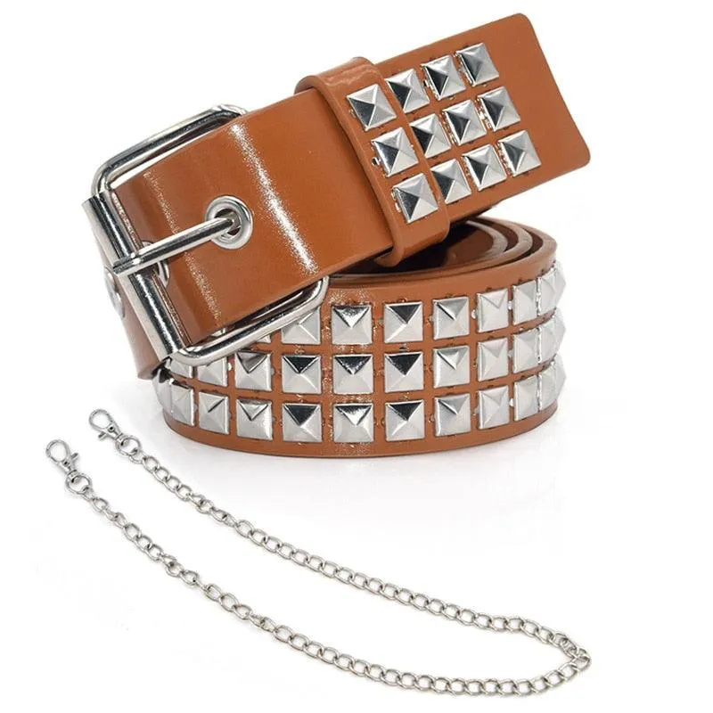 Pyramid Fashion Rivet Belt