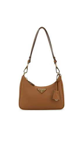 Re-Edition Mini Nappa Leather Bag - Caramel