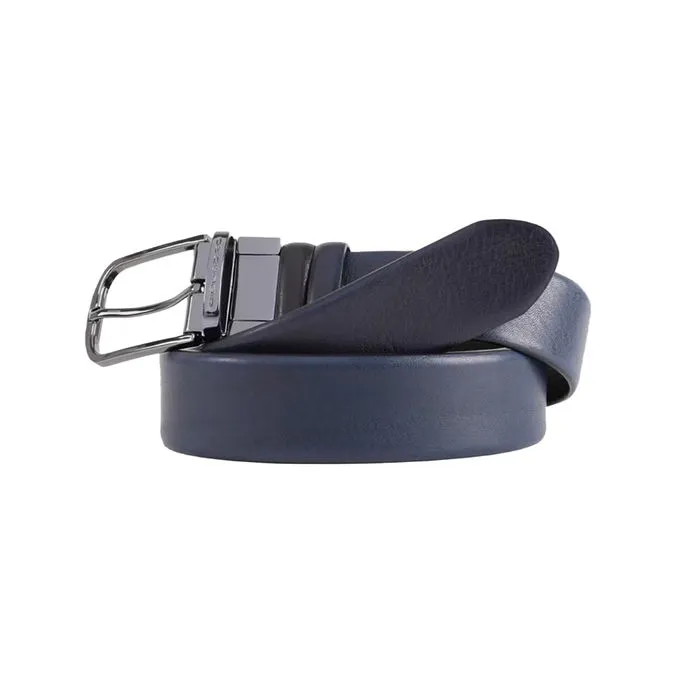 REVERSIBLE BELT Man Black Blue 