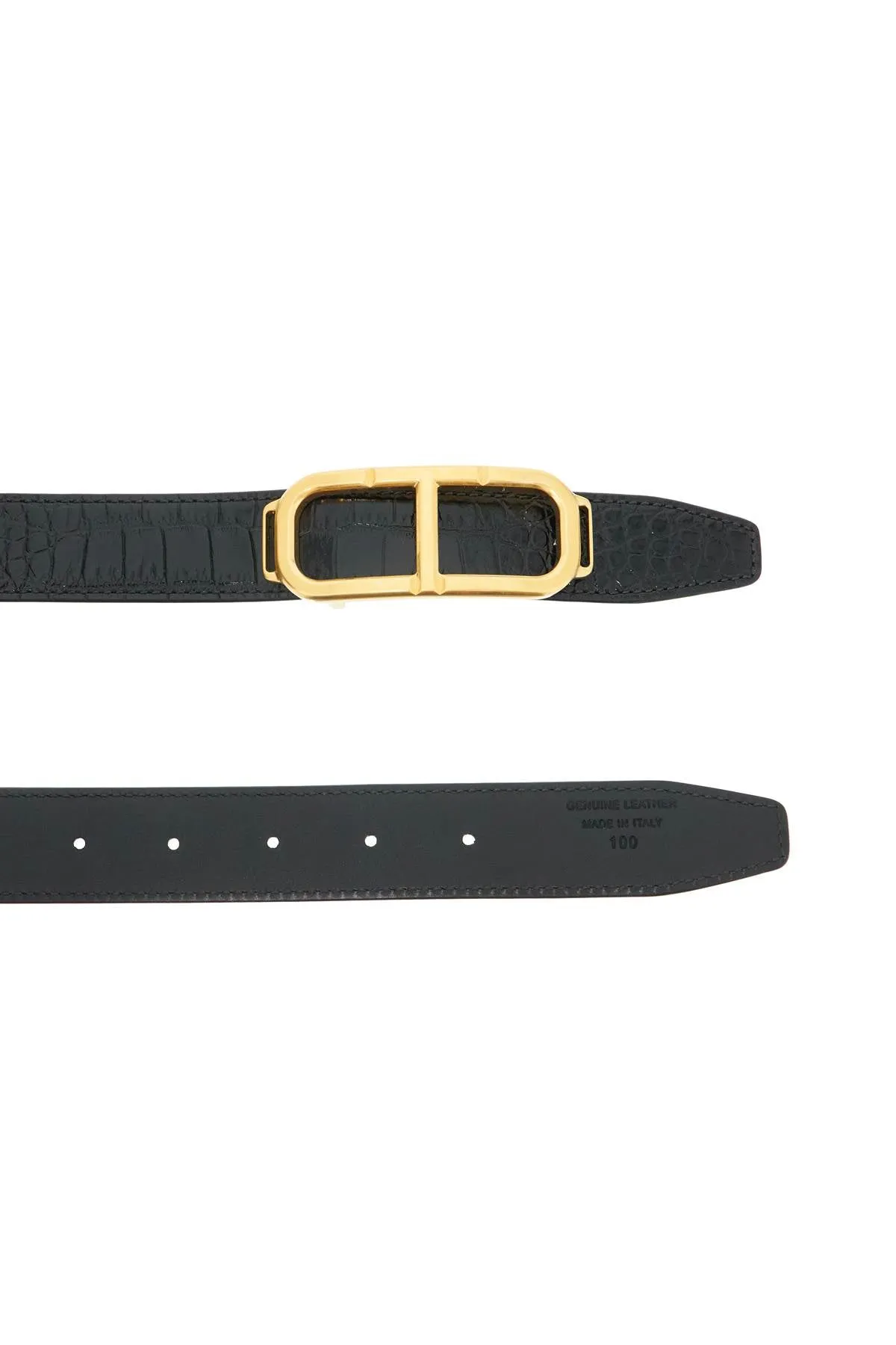 reversible belt with t buckle