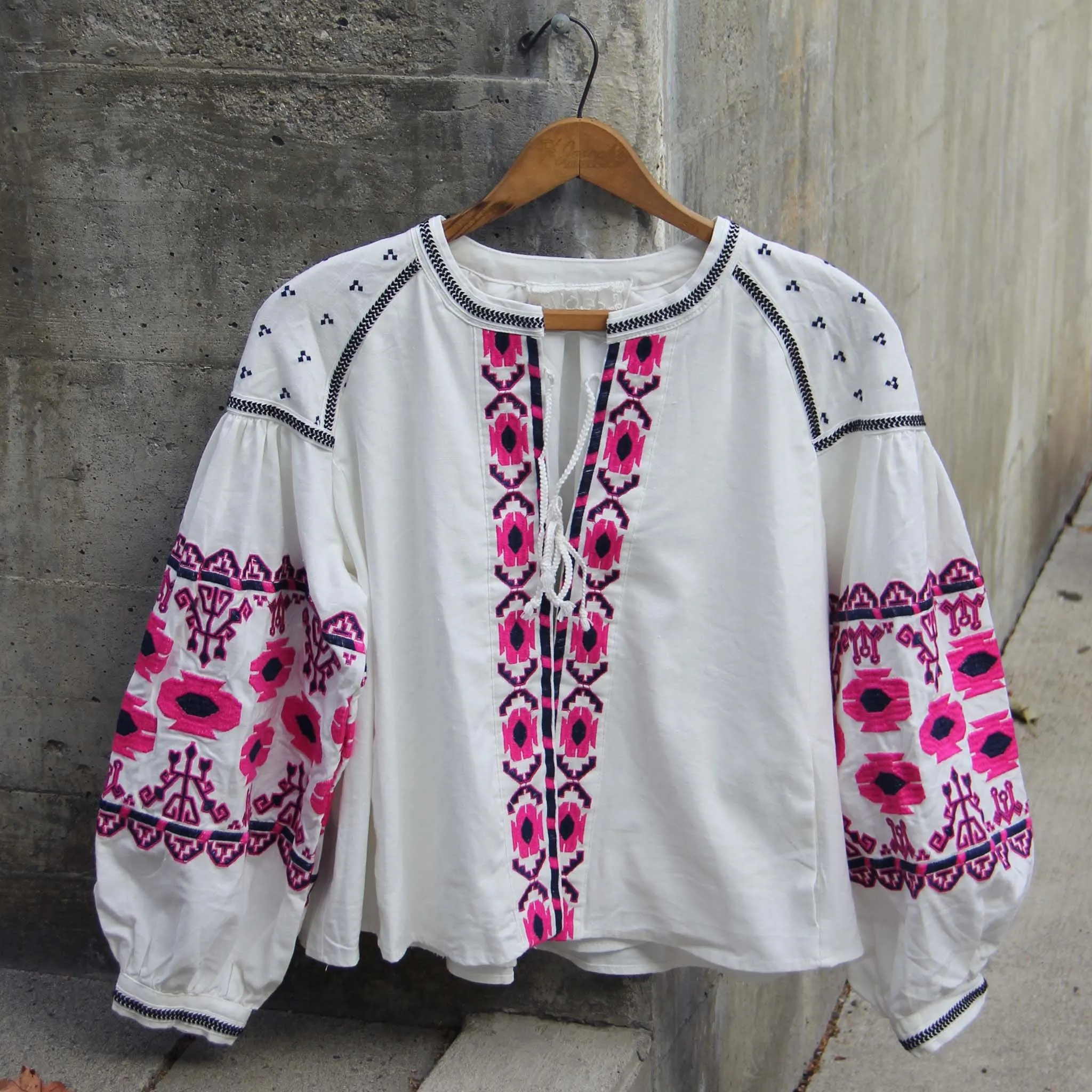 Saskatoon Boho Jacket in White (wholesale)