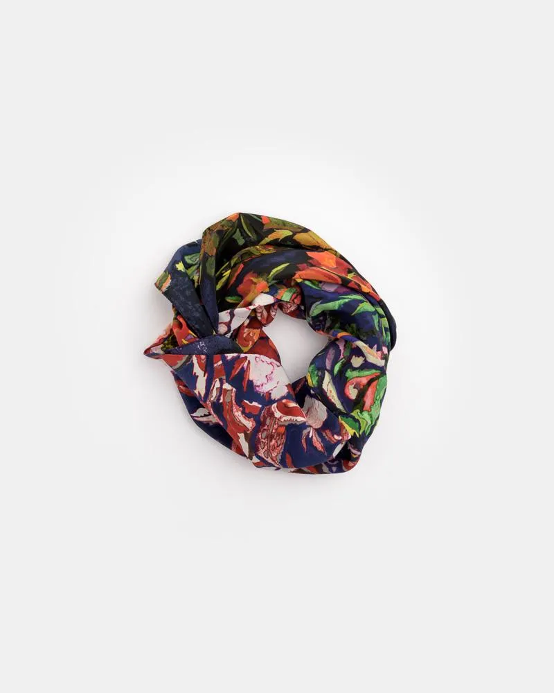 Silk Scarf in Print E