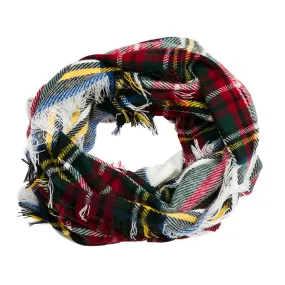 Top it Off Plaid Infinity Scarf