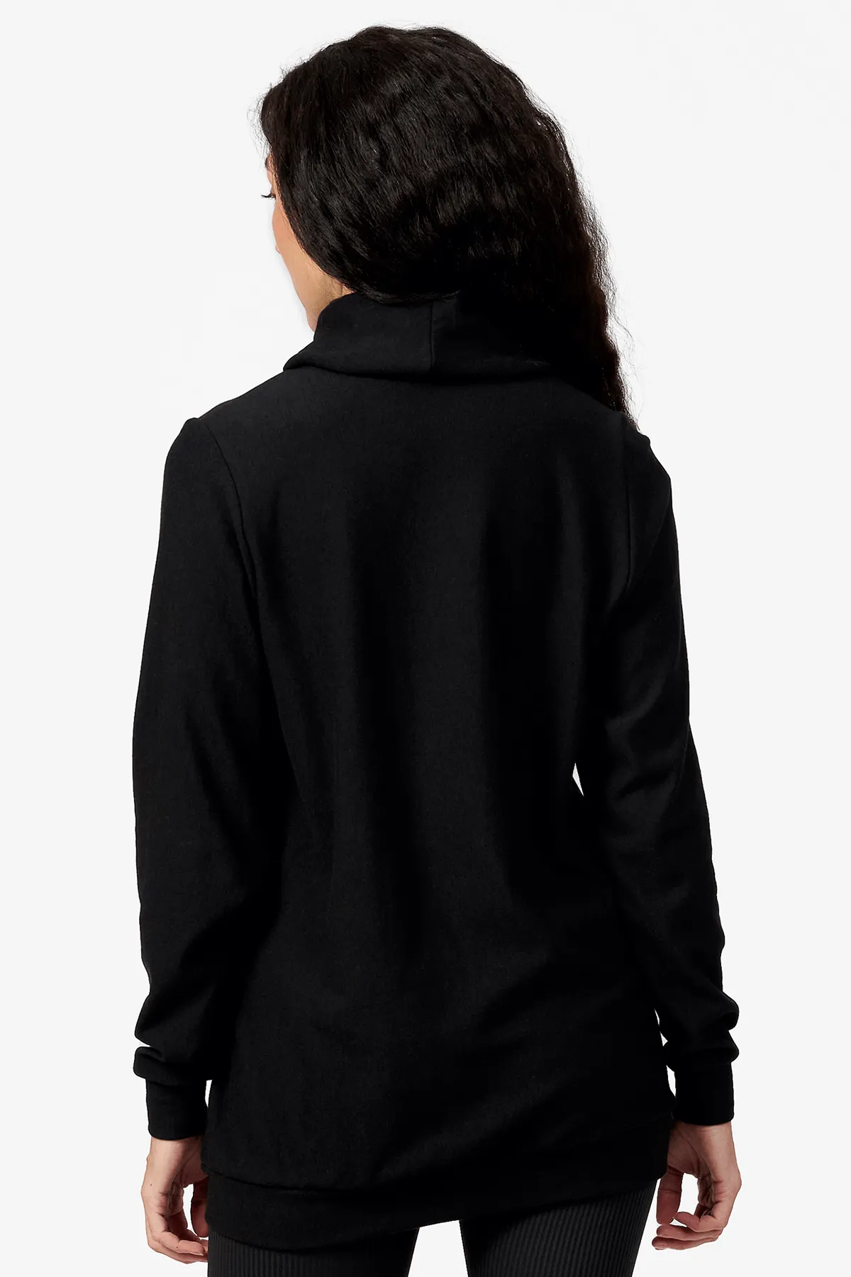 Turtleneck Tunic in Black