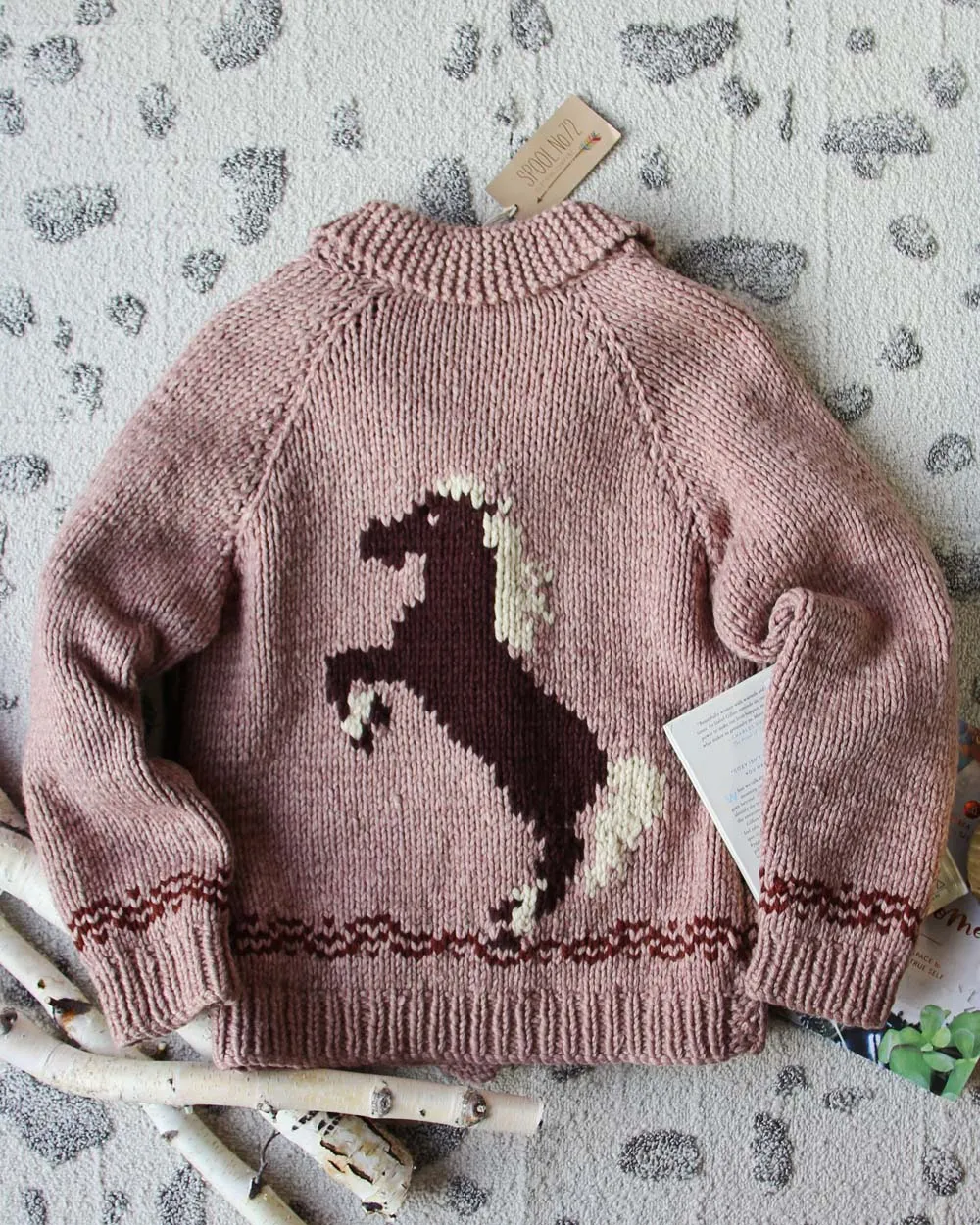 Vintage Sweet Horse Sweater