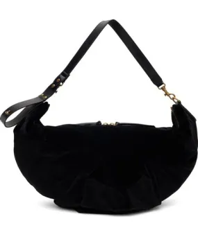 Vivienne Westwood Black Large Agnes Shoulder Bag