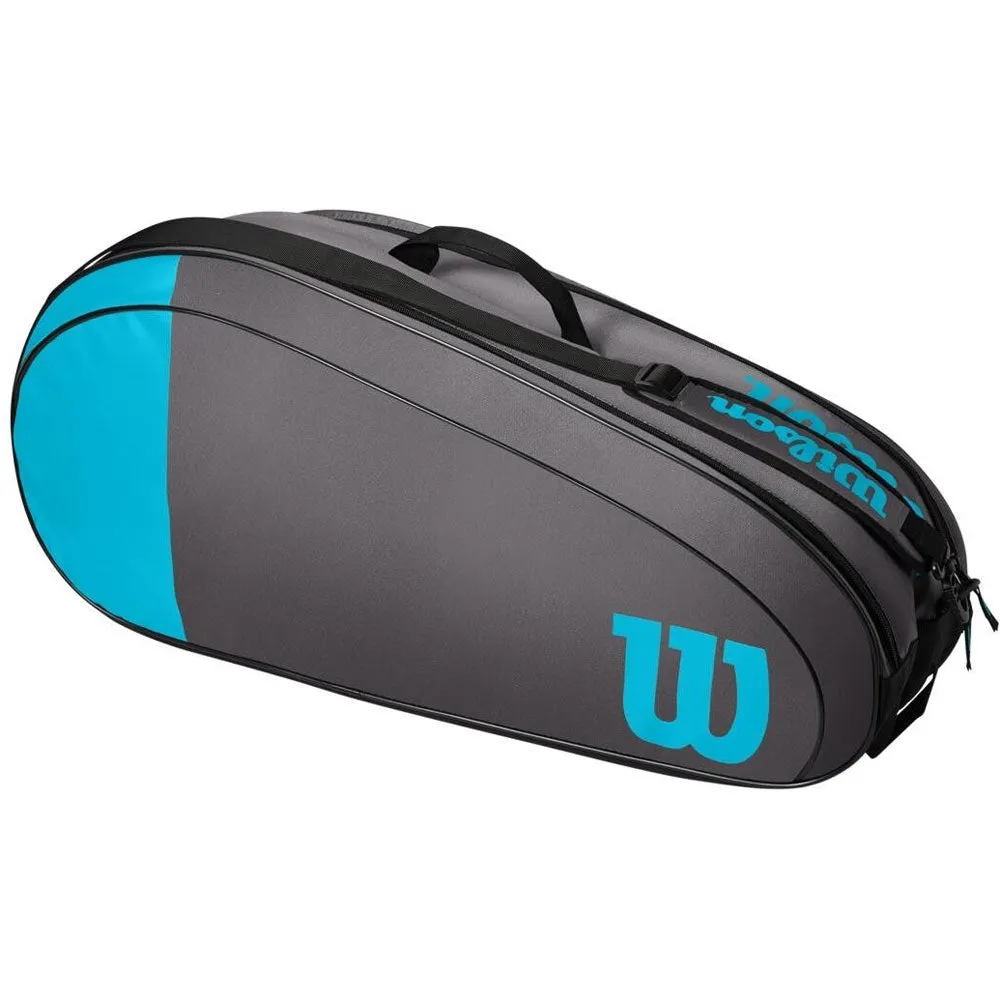 WILSON Team 6R Tennis Kit Bag (Blue/Grey)