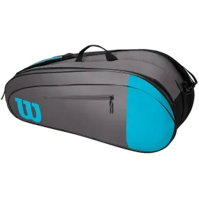 WILSON Team 6R Tennis Kit Bag (Blue/Grey)