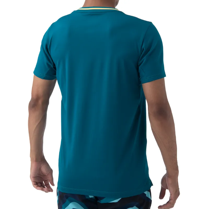 Yonex 2024 AO Tennis Mens Crew Neck Shirt - Blue/Green